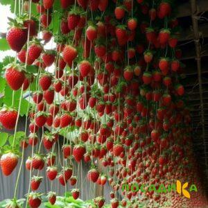 Клубника ампельная Анастасия купить по цене от 370р. в интернет-магазине «Посадика» с доставкой почтой в в Ужуре и по всей России – [изображение №1].